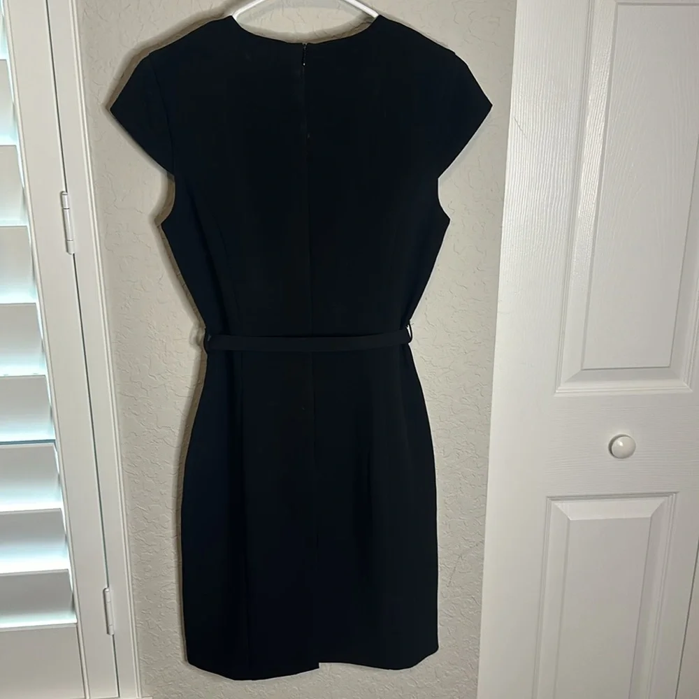 Women's H&M Black Dress with Belt EUC - Picture 3 of 3